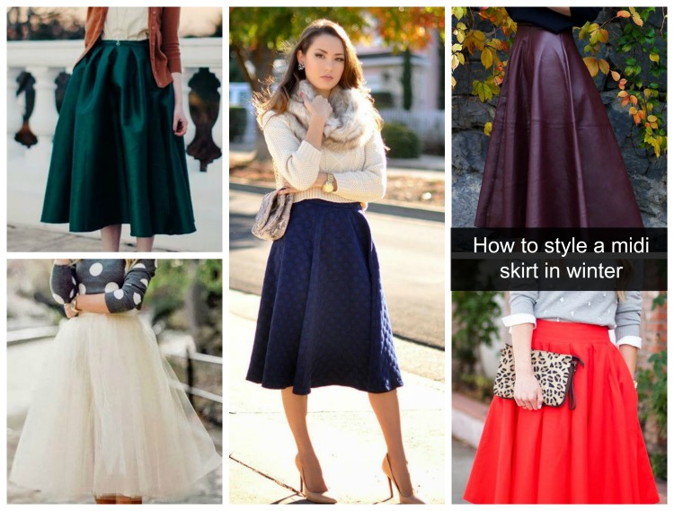 How to Style a Midi Skirt in Winter - Stylehunter Collecti