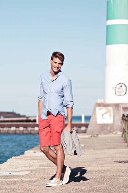 29 Relaxed Yet Stylish Men Vacation Outfits | Mens summer outfits .