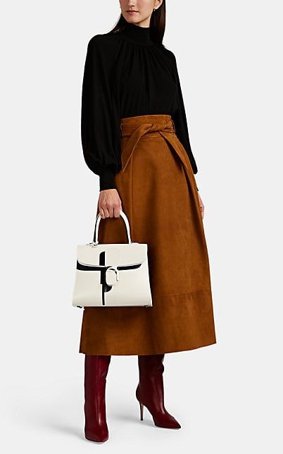 Martin Grant Suede Belted A-Line Skirt | Barneys New York | Suede .