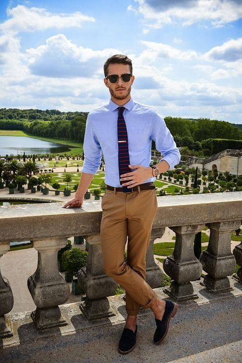 21 Stylish And Light Summer Men Work Outfits | Summer business .