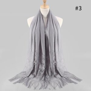 popular Wrap Shawls Fringe Long Pashmina Women Fashion Shawl Scarf .