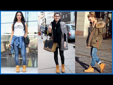 How to Wear Timberland Boots for Girls - YouTu