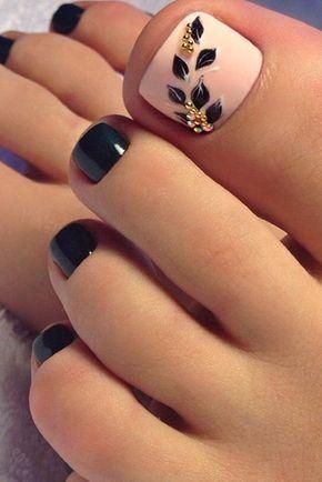 Toe Nail Designs for Sprint Winter Summer Fall in 2020 | Cute toe .