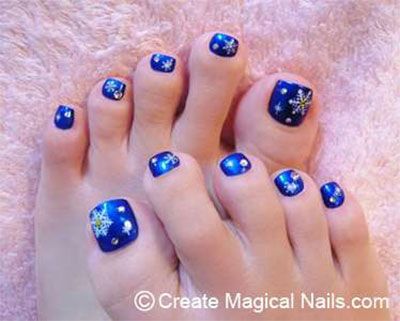Pin by Sheryl Ox on Nails | Toe nail designs, Toe nails, Christmas .