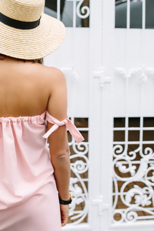 Picture Of trendy diy off the shoulder dress to make for summer