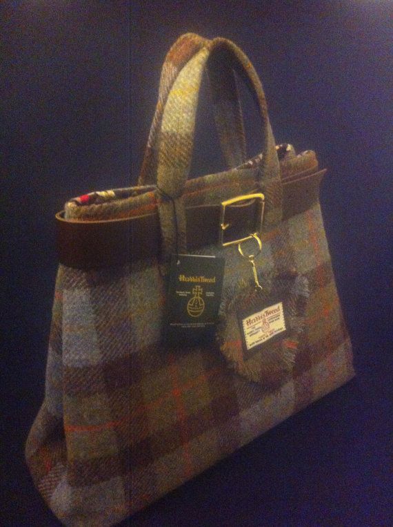 Harris tweed bag/purse made in Scotland womens gift by Scotswhahae .