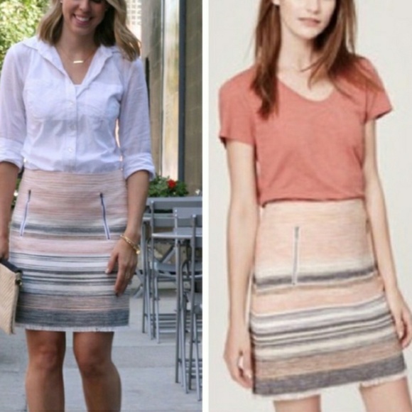 LOFT Skirts | Nwt Ann Taylor Tweed Fringe Skirt | Poshma