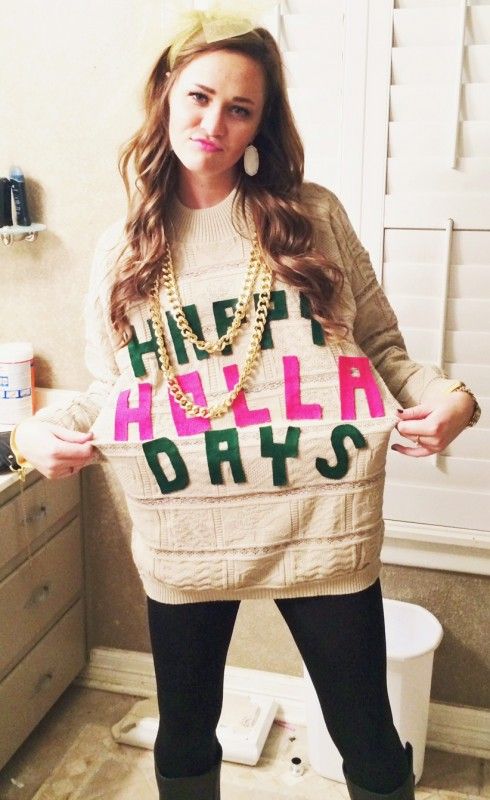 20 Funny Ugly Sweater Party Outfits For Girls - Styleohol