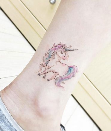101 Tiny Girl Tattoo Ideas For Your First Ink | Unicorn tattoos .