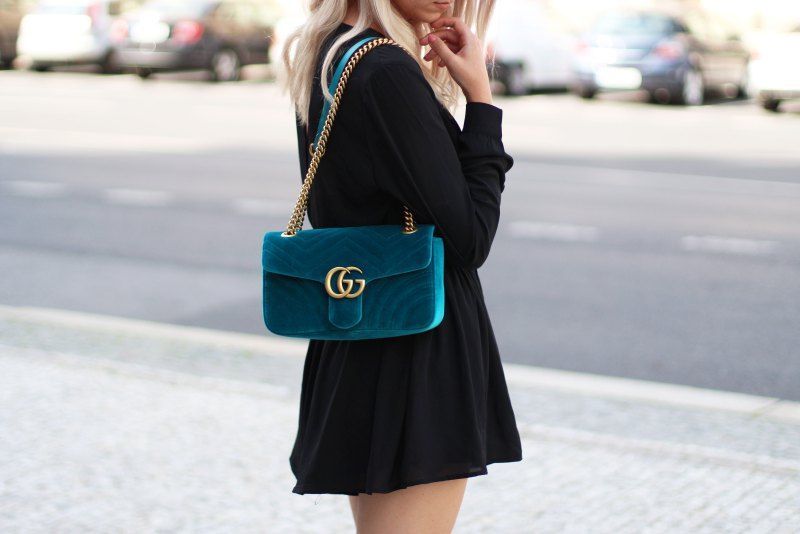 Outfits With Velvet Bags - thelatestfashiontrends.com | Gucci bag .