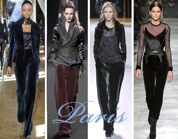 Fall/Winter 2011 Fashion Trend: Velvet Pants | Journalist in a .