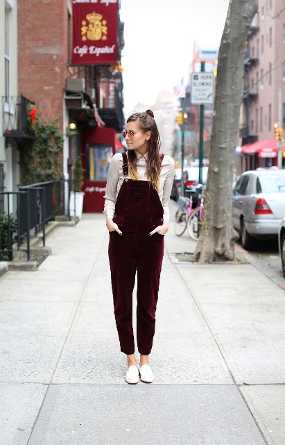 20 Spring Outfits With Velvet Jumpsuits - Styleohol