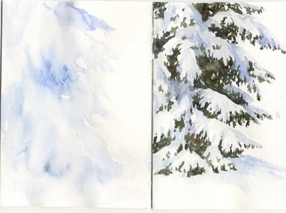 Watercolor Shorts Ideas Excellent Ideas Watercolor Christmas Card .