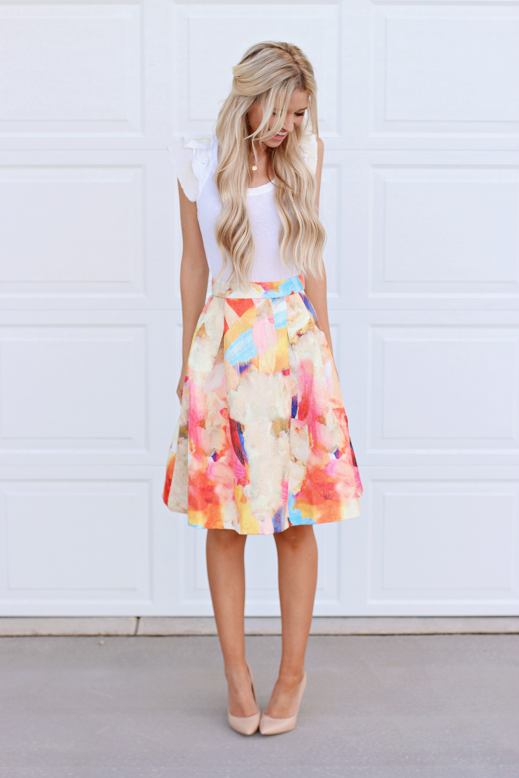 Natalie Darling Blog: Watercolor Midi | Girly outfits, Fashion .