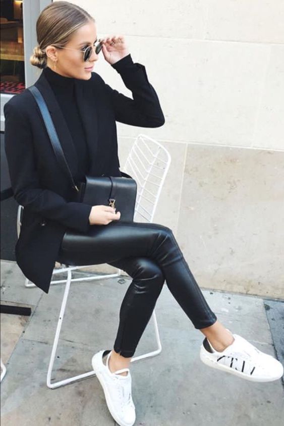 Black Leather Pants To Wear This Fall 2020 in 2020 | Black leather .