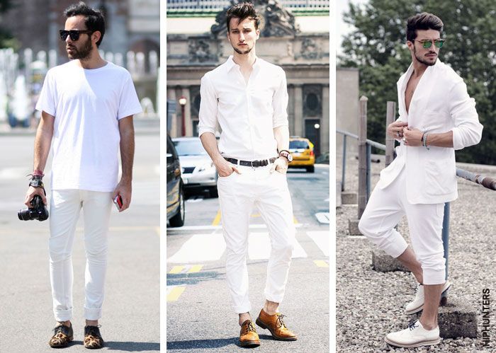 All white male outfit | All white outfit, White denim, Fashi