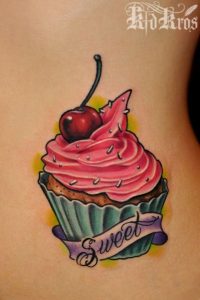 Cupcake Tattoo Ideas For Women - thelatestfashiontrends.com .