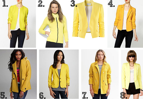 Would You Wear... a Yellow Jacket? - College Fashi