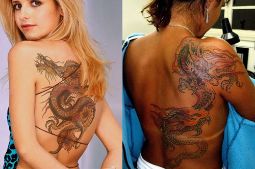 Dragon Women Tattoos