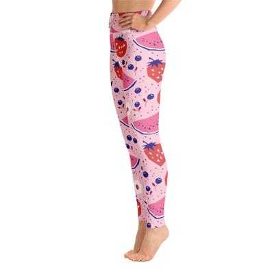 Fruit Berry Printed Pants Outfits