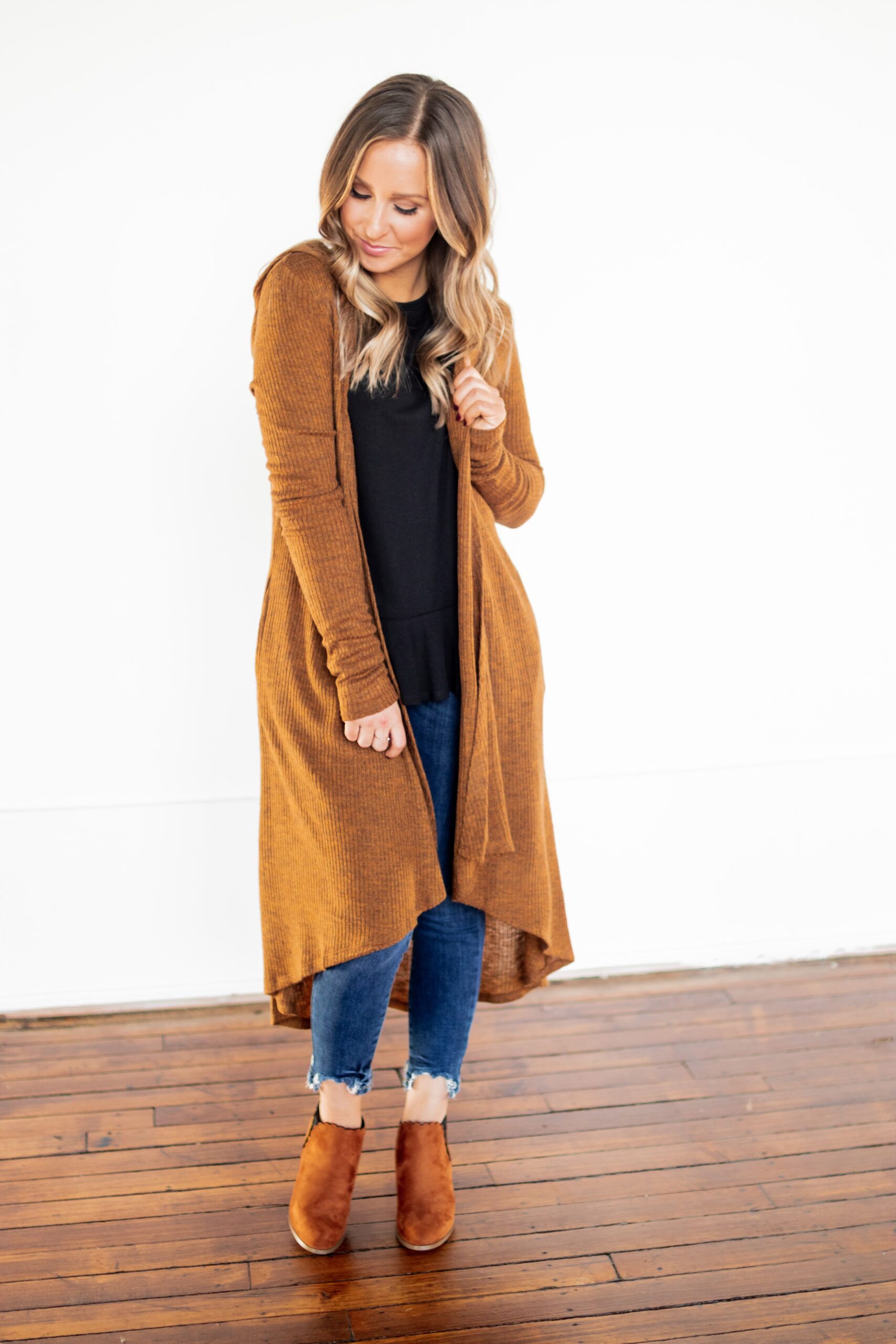 High Low Cardigan Outfits