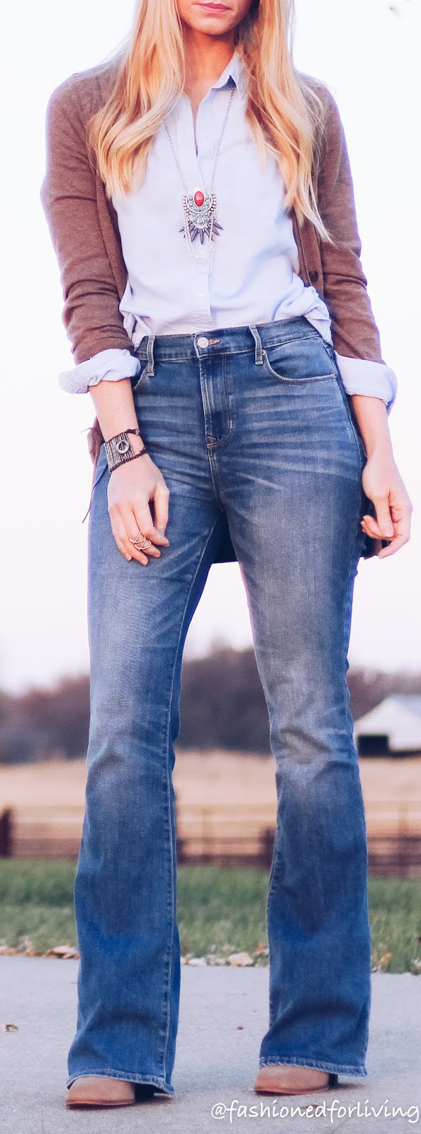 high waisted flare dress pants