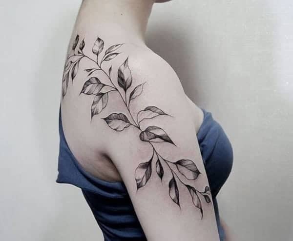 Leaf Women Tattoo Ideas