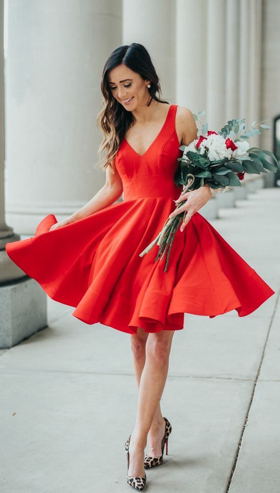 Red Valentine Day Outfits