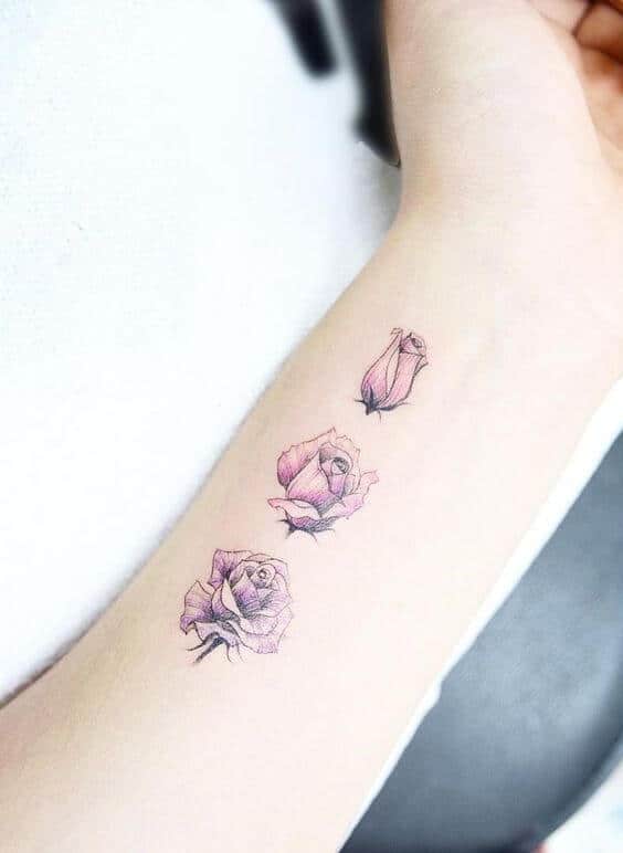 Small Rose Tattoo Ideas For Ladies