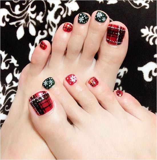 Toe Nail Designs For Winter