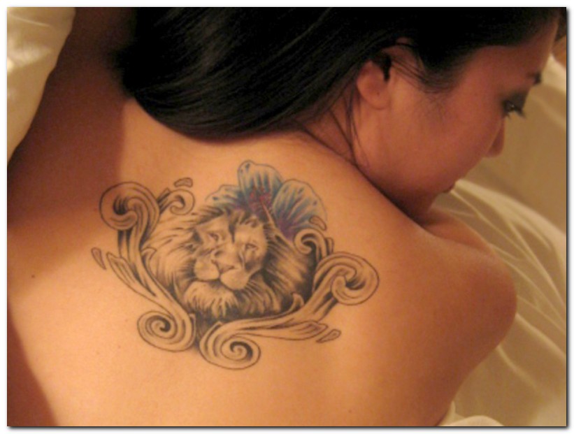 Women Lion Tattoos
