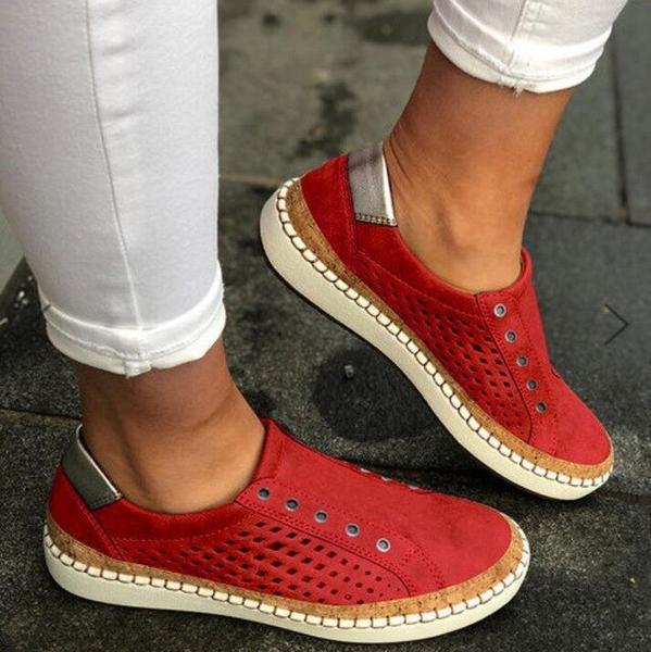 Women's Shoes - Women's Fashion Mesh Flats Breathable Casual Shoes.