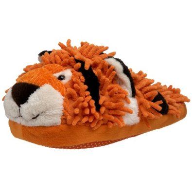Fun Fuzzy Slippers (With Pictures) |  Tiger Slippers, Fuzzy Slippers.