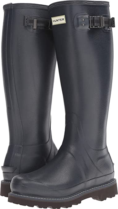 Amazon.com |  HUNTER Balmoral II poly lined women's rubber boots.
