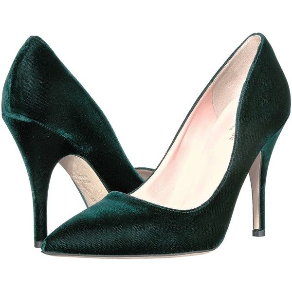 Kate Spade New York Liquorice (Emerald Green Velvet) High Heels.