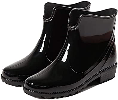 Amazon.com |  Holyami Fashion Short rain boots for women - waterproof.