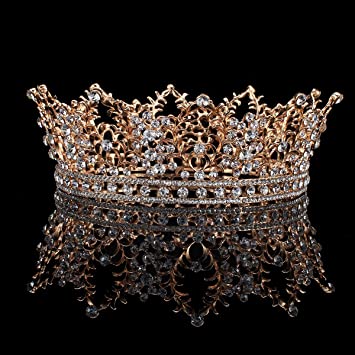 Amazon.com: FUMUD Bridal Baroque Tiara Crown Women.