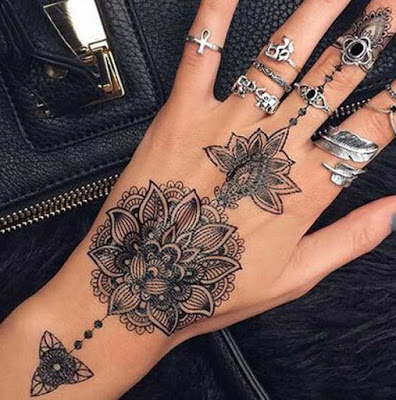 30 Best and Most Beautiful Henna Tattoo Designs Idea for Women - Ftw Bl