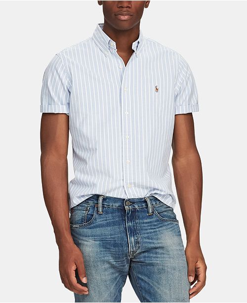 Polo Ralph Lauren Men's Classic-Fit Short Sleeve Shirt & Reviews.