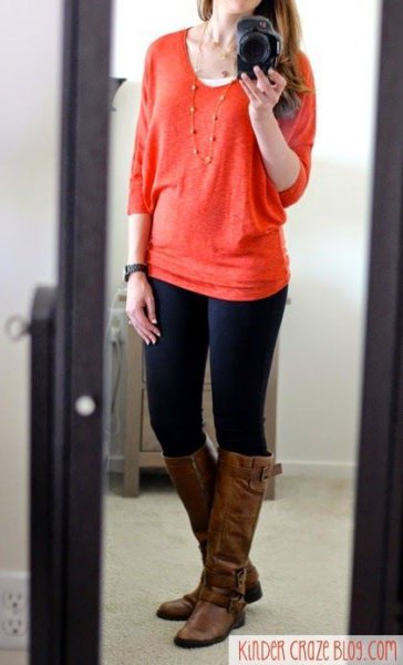 red chunky skinny jeans