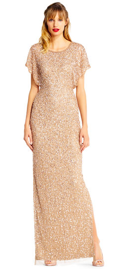 Sequin mother of the bride dress
