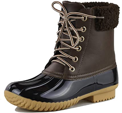 Amazon.com |  ShoBeautiful Ladies Waterproof Rain Booties Duck.