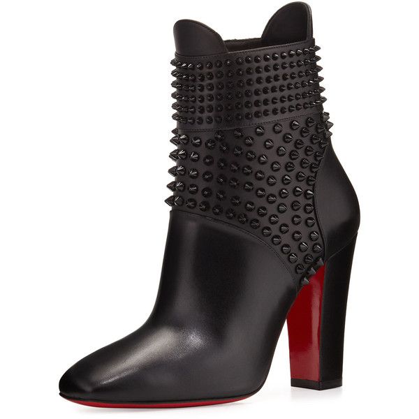 Christian Louboutin Praguoise Studded Red Sole Boot ($1,595).