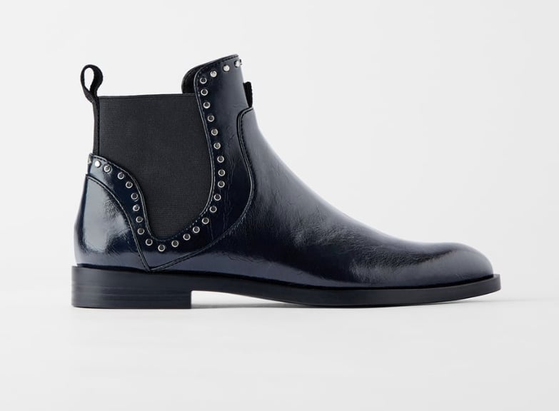 Zara studded flat ankle boots |  The best gift ideas for women.