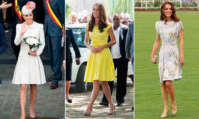 Kate Middleton's most stylish spring look: floral dresses.