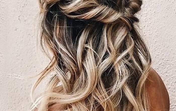 37 beautiful half up half down hairstyles for the modern bride.