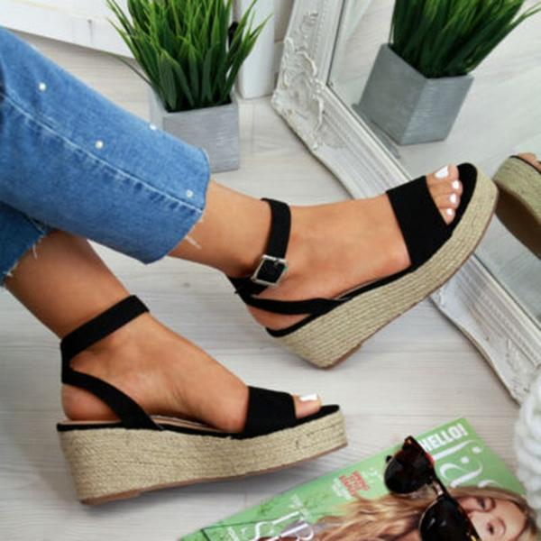 Women's Shoes - Women's Sandals NEW Summer Wedges Platform Sandals.