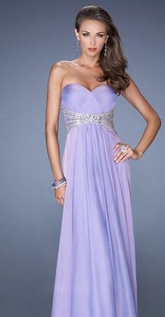Lavender silk and tulle maxi dress with sequin details