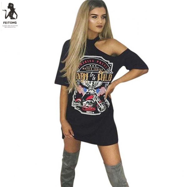 black off shoulder tunic t-shirt with gray suede boots