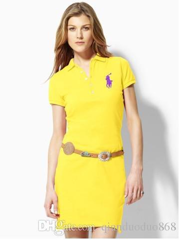 Lemon yellow slim fit belted polo shirt